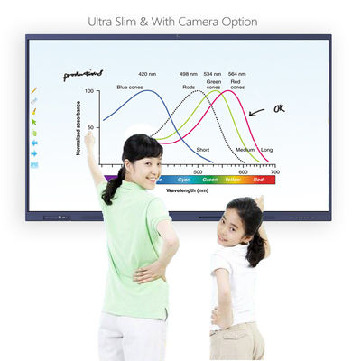 Interactive Led Tv 65" Android 11.0 OS Lcd Touch Screen With 4K Ultra HD 3840 X 2160P