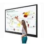 Interactive Smart Whiteboard Touch Screen Flat Panels Intelligent 75" 32GB