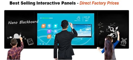 Nano Interactive Touch Screen Board Classroom 4K IFP Multi Touch Digital Display