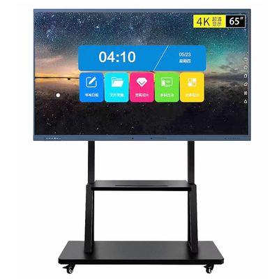 4K LCD Touchcreen Panels IR Interactive Whiteboard With 13MP Camera Built In