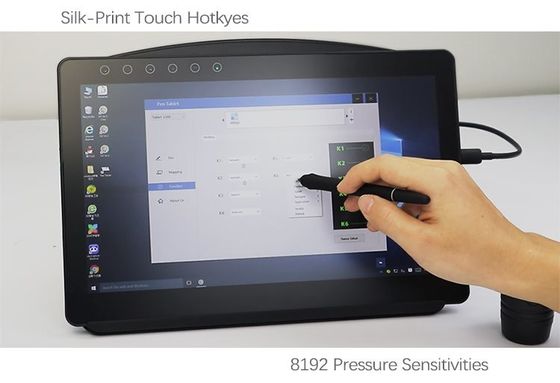 13.3" LCD Graphic Tablet Monitor 5080LPI Digital Drawing Display IPS ROHS