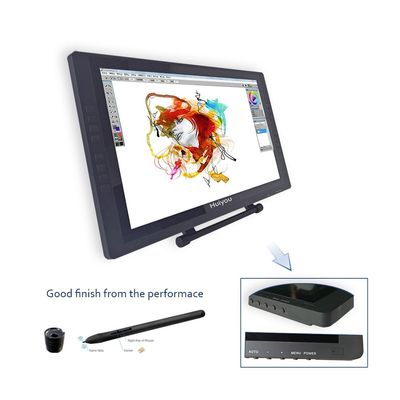 22 Inch Drawing Tablet Monitor 8192 Pressure MAC 1080P IPS Screen ISO