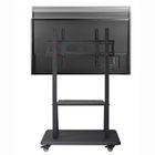 Movable Mobile TV Monitor Stand 2.5mm Steel Whiteboard Monitor Stand Bracket