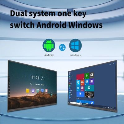 4K Smart Touch Screen Whiteboard / Interactive Digital Board For Teaching ROHS