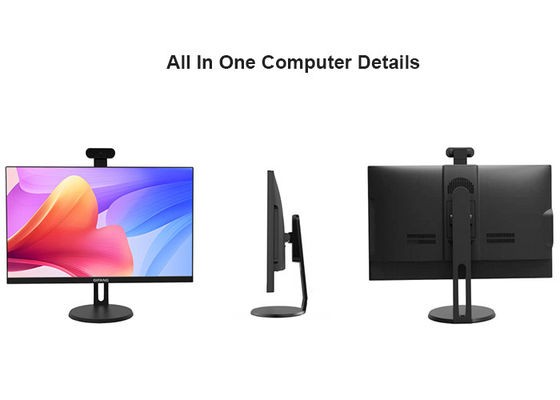 HD Webcam All In One PC Touchscreen LCD Display Desk Computer Panel