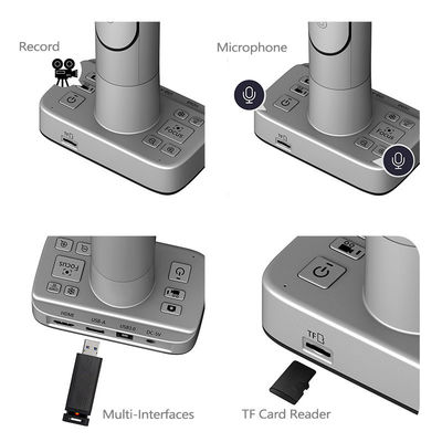 Foldable Visualizer Document Camera Scanner Presenter Adjustable 13MP