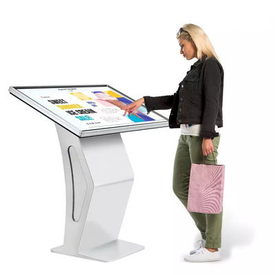 Hotel Indoor Digital Signage Totem IR LCD Advertising Display Screen Multitouch