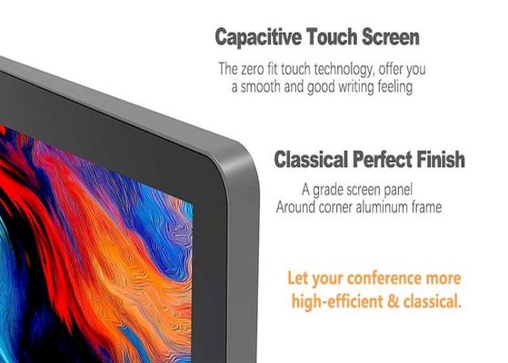 Commerce Interactive Flat Panel VGA Whiteboard Capacitive Touch Display