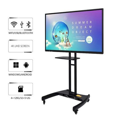 SKD IR 4K Interactive Touch Screen TV Whiteboard For Classroom