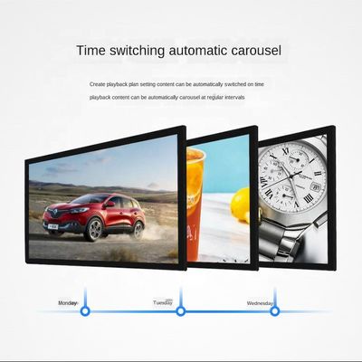 4K Wall Mount Digital Signage Display 1080P Video Player Screen ROHS