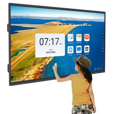 SKD IR 4K Interactive Touch Screen TV Whiteboard For Classroom
