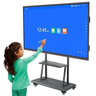 Infrared Touch Smart Interactive Whiteboard 4K HD LCD Screens 90% NTSC