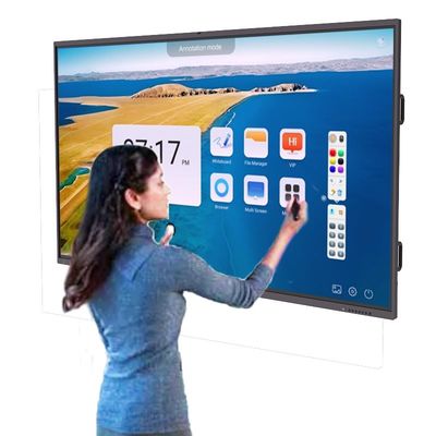 Infrared Smart Board Interactive Whiteboard Digital Touch Panel Dual Os ROHS