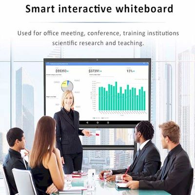 Digital Whiteboard Smart Board Mobile Interactive IR Touchscreen LCD 4K