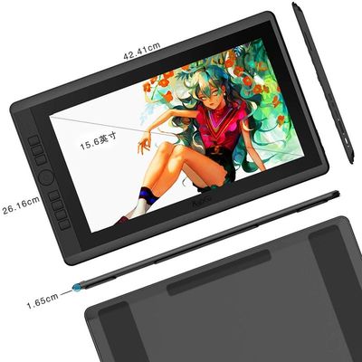 USB Artists Graphic Tablets Cordless 1080P Drawing Tablet Display Screen 266PPS
