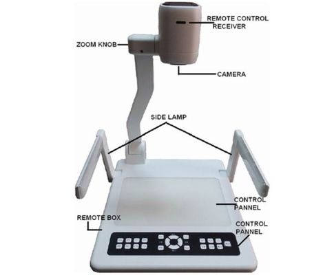 8MP Classroom Document Camera VGA Port Podium Digital Text Scanner