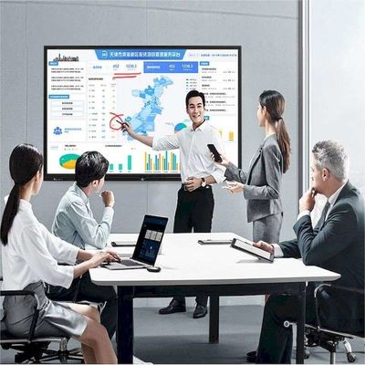 4K LCD Interactive Touch Screen Monitor Smartboard Touch Display Android 11.0