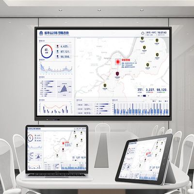 UHD Interactive Whiteboard All In One IR Multi Touch Smart Board Android 11.0