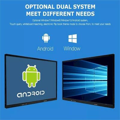 4K Smart Interactive Flat Panel DP Conference LCD Capacitive Touchscreen