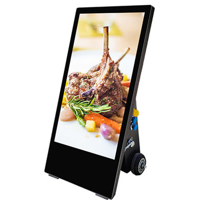 Sottile eccellente impermeabile IP65 del visualizzatore digitale del totem del contrassegno mobile all'aperto di pubblicità