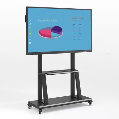 4K Ultra HD Infrared 20-point Multi-touch Interactive Flat Panel with RJ45 Inputs/Output